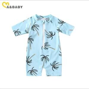 New  toddler one piece sun protection swim suit 6-9 months